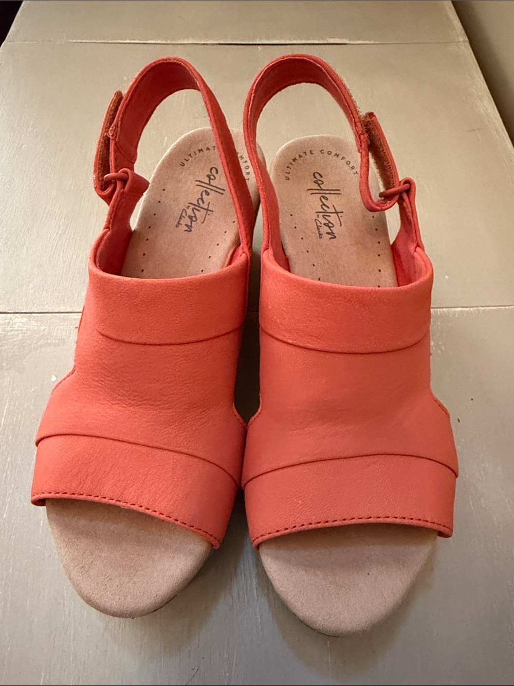 Clarks Coral Open-Toe Slingback Sandals